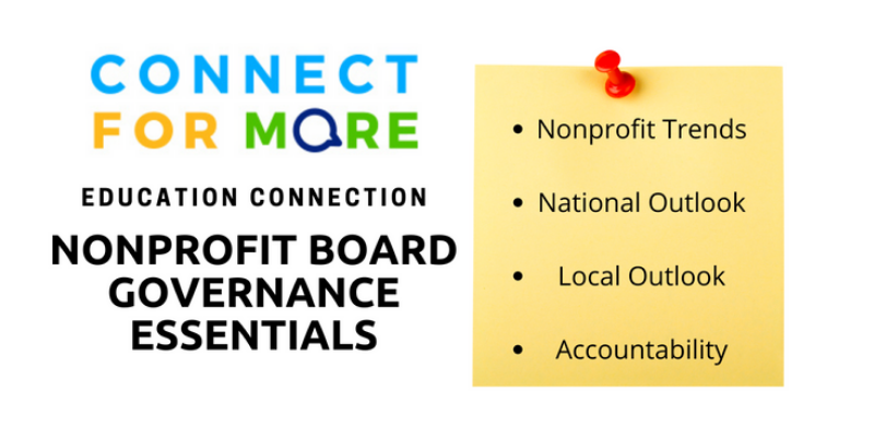 Nonprofit Board Governance Essentials Course | Connect for More